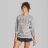 Women's Oversized Dream State Graphic Sweatshirt - Wild Fable™ Heather Gray