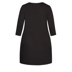 Women's Plus Size Winter Sleep Shirt - Black | AVENUE -Cozy Nights Sales Store GUEST 201e7f93 8778 478f 82dd f3ba5301a2c7