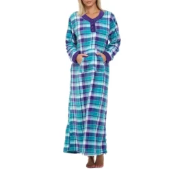 Women's Soft Warm Fleece Nightgown, Long Kaftan With Pockets For Winter -Cozy Nights Sales Store GUEST 2097b204 9648 472b a130 92ab2d5fa414