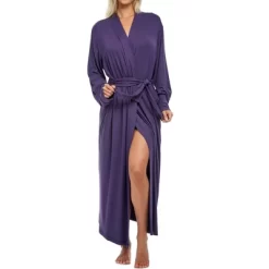 Women's Classic Soft Knit Long Lounge Robe With Pockets -Cozy Nights Sales Store GUEST 211799b3 72ab 4fce 9c6d 93ee7983ebda