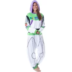 Disney Mens' Toy Story Buzz Lightyear Costume Pajama Union Suit White -Cozy Nights Sales Store GUEST 2222171d 029f 472c 8a42 762802541557