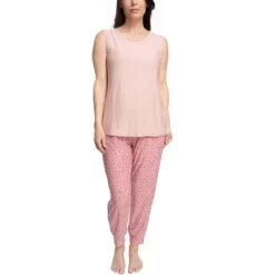 MUK LUKS Womens Chalked Cranberry 2 Piece Pajama Set -Cozy Nights Sales Store GUEST 233bfeaf 3153 4bf4 901c eefaa72a05b5