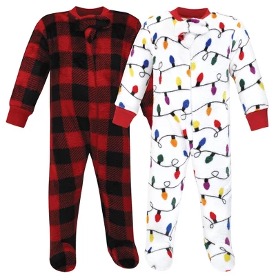 Hudson Baby Infant Boy Plush Sleep And Play, Christmas Lights 6 Hudson Baby Infant Boy Plush Sleep And Play, Christmas Lights - Image 6