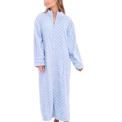 Women's Zip Up Fleece Robe, Soft Warm Plush Oversized Zipper Bathrobe -Cozy Nights Sales Store GUEST 23a63c8d 35aa 4850 9652 4e970be63676