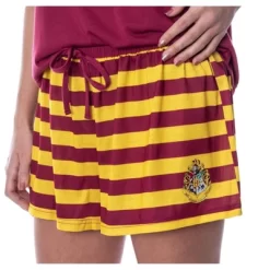 Harry Potter Women's Hogwarts Castle Shirt And Shorts Pajama Set - All 4 Houses -Cozy Nights Sales Store GUEST 240e7bcc 2f25 4af1 bf9a ad99861aa77f