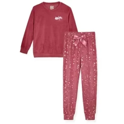 Sleep On It Girls 2-Piece Velour Pajama Set - Shine -Cozy Nights Sales Store GUEST 250f3dc6 03d2 4e66 8684 48e7469bed67