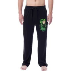 Harry Potter Mens' Hogwarts Chibi Draco Malfoy Sleep Pajama Pants Black -Cozy Nights Sales Store GUEST 251f6fdc 1fc1 48c8 b56a eb7bd91ef70e