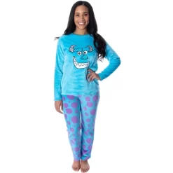 Disney Women's Monsters Inc. Sulley Character Plush Fleece 2 Piece Pajama Set Sulley -Cozy Nights Sales Store GUEST 25afe063 6aab 4fe3 9272 17cef4a56e88