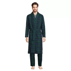 Lands' End Men's Flannel Robe -Cozy Nights Sales Store GUEST 25b55ae1 b830 4b0e a258 af0b7a42732a