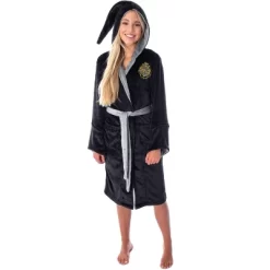 Harry Potter Juniors Plush Robe -Cozy Nights Sales Store GUEST 26941481 d756 42be bdcf a8136414b63d