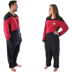 Star Trek Next Generation Men's Picard One Piece Costume Pajama Union Suit -Cozy Nights Sales Store GUEST 269c10c2 83a6 4042 b20b 1fdcfae02aa9