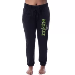 Beetlejuice Women's Show Movie Logo Sleep Jogger Pajama Pants Black -Cozy Nights Sales Store GUEST 2749e25d 7597 4f19 82af f59b122c2777