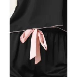 Cheibear Women's Pajama Party Satin Silky Summer Camisole Cami Pants Sets -Cozy Nights Sales Store GUEST 27ba489c 1b64 4057 9ea5 9daa959ecbd9