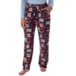 DC Comics Women's Harley Quinn Love Stinks Loungewear Pajama Pants Black -Cozy Nights Sales Store GUEST 280b92a3 3050 4ba4 be5e 3f14f1f5d697