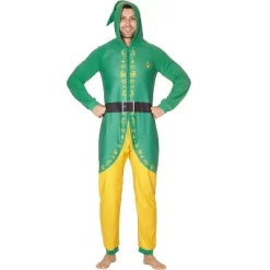 INTIMO Elf The Movie Mens Buddy The Elf One Piece Costume Pajama Set -Cozy Nights Sales Store GUEST 285e64fe 1284 498e 9bdf e70ce33d8aeb