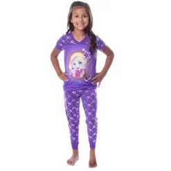 Polly Pocket Girls' Animated Series Heart Shirt Pants Jogger Pajama Set Purple -Cozy Nights Sales Store GUEST 295923bc a199 40b8 aa6f fc1c57f5ba6a