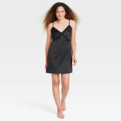 Women's Satin Slip Sleep Dress - Colsie™