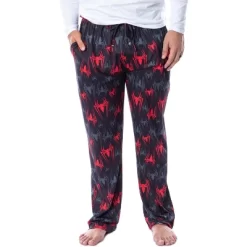 Marvel Mens' Spider-Man Vintage Superhero Icon Sleep Pajama Pants Black -Cozy Nights Sales Store GUEST 2a4f5e15 42db 427e 8a0d 153ef03eaf8f