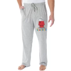 Peanuts Adult Snoopy Sleeping In Character Loungewear Sleep Pajama Pants Heather Grey -Cozy Nights Sales Store GUEST 2a5f4de0 a7a7 4cd4 be22 9a811a3fe0b0