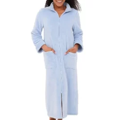 Women's Zip Up Fleece Robe, Soft Warm Plush Oversized Zipper Bathrobe -Cozy Nights Sales Store GUEST 2b7dc6e5 fdeb 4f9b 8bae d854dece4daa
