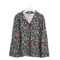 Vera Bradley Long-Sleeved Button Pajama Top -Cozy Nights Sales Store GUEST 2bfa390c 1a8f 402d bc11 b3acb4b5a062