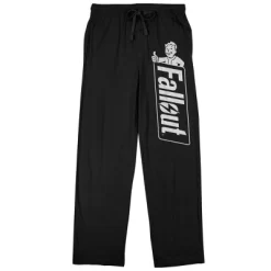 Fallout Video Game Series Men's Text Logo Black Sleep Pajama Pants 8 Fallout Video Game Series Men's Text Logo Black Sleep Pajama Pants -Cozy Nights Sales Store GUEST 2d57eb50 01f8 44a6 8870 671be7ced3f1