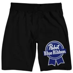 Pabst Blue Ribbon Label Men's Black Sleep Pajama Shorts -Cozy Nights Sales Store GUEST 2d7d6cd3 2328 4296 afcc 5a05644b7e72