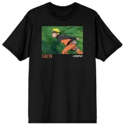 Naruto Run Men's Short Sleeve Shirt & Sleep Shorts Set