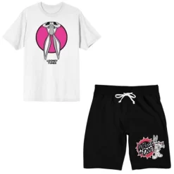 Looney Tunes Bugs Bunny Men's Short Sleeve Shirt & Sleep Shorts Set -Cozy Nights Sales Store GUEST 2e8355a2 440e 4e04 8627 ac2d87bfa7d0