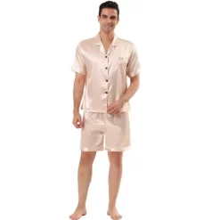 Lars Amadeus Men's Short Sleeve Top And Pants Summer Satin Pajama Sets -Cozy Nights Sales Store GUEST 2ef57f11 d4ef 4673 bc40 3d3f2bbf2da5