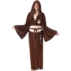 Star Wars Adult Obi-Wan Kenobi Jedi Fleece Robe Bathrobe For Men Women Brown -Cozy Nights Sales Store GUEST 2eff99aa 7a00 4b2c bb15 73d437976489