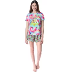 Scooby-Doo Womens' Mystery Machine Tie Dye Sleep Pajama Set Short Multicolored -Cozy Nights Sales Store GUEST 2f738200 67b6 457b 93b5 13b8adf7b1b2