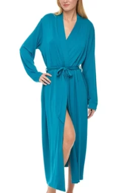 Women's Classic Soft Knit Long Lounge Robe With Pockets -Cozy Nights Sales Store GUEST 30b97b2e 1e8d 4ef0 8346 a8db4af011cd
