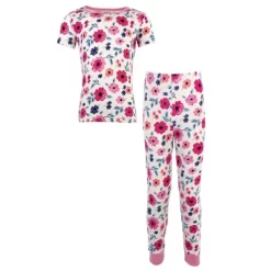 Touched By Nature Toddler And Kids Girl Organic Cotton Tight-Fit Pajama Set, Garden Floral -Cozy Nights Sales Store GUEST 32999a53 ebe2 408e bbdd 6524b4439bab