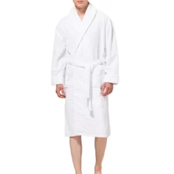 Alpine Swiss Dario Mens Luxury Waffle Knit Cotton Bathrobe Shawl Collar Hotel Spa Robe -Cozy Nights Sales Store GUEST 32b382ac 5d64 4db8 a4d4 8c3e3e821ca5