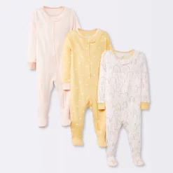 Baby Girls' 3pk Tight Fit Zip-Up Sleep N' Play - Cloud Island™ -Cozy Nights Sales Store GUEST 32f2cf14 c7ee 44d2 bed4 0e5148f651d4