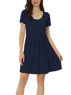 Cheibear Womens Sleepwear Lounge Dress Summer Pajama Nightgown -Cozy Nights Sales Store GUEST 330ab8f8 4e5c 4bbb aacd a77dd13d2052