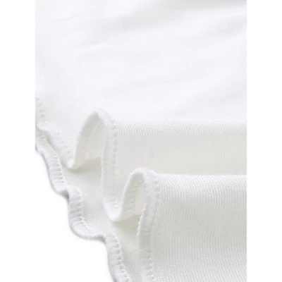 Cheibear Women's Victorian Ruffle Short Sleeve Tie Neck Pajama Sleep Dress 4 Cheibear Women's Victorian Ruffle Short Sleeve Tie Neck Pajama Sleep Dress - Image 4