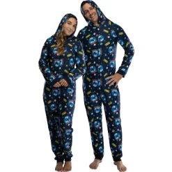Polar Express Adult Believe Hooded One-Piece Footless Sleeper Union Suit -Cozy Nights Sales Store GUEST 357ddd2b 980e 4239 a648 6b00c5eed3e9