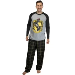 Harry Potter Men's Raglan Shirt And Plaid Pants Pajama Set -Cozy Nights Sales Store GUEST 35b9221d 0f29 49e2 80ba aaccd61d0158
