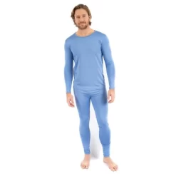 Leveret Mens Two Piece Classic Solid Color Thermal Pajamas -Cozy Nights Sales Store GUEST 372db70a 01cf 439d 9853 9d3c211a603f