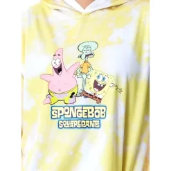 Spongebob Squarepants Tie Dye Womens' Pajama Cropped Hooded Jogger Set Yellow -Cozy Nights Sales Store GUEST 37a4a4a9 e69b 4bb8 85fb 1ac62f665c24