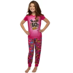 LOL Surprise! Girls Glam 10 Jogger Pants And Shirt Sleepwear 2 Piece Pajama Set Hot Pink -Cozy Nights Sales Store GUEST 3862d360 26fd 408f 8a75 1257b389a66d