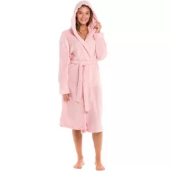 Women's Soft Fleece Robe With Hood, Warm Lightweight Bathrobe -Cozy Nights Sales Store GUEST 396e6c32 5490 4b13 b13e db9059cceddf