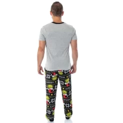 Dr. Seuss The Grinch 3 Piece Gift Pajama Set (Fleece Pants, Shirt, Socks) -Cozy Nights Sales Store GUEST 39df739a fbfd 4879 9bf7 a20e9828816f