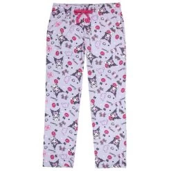 Kuromi Women's Punk Rabbit Allover Print Design Adult Lounge Pajama Pants -Cozy Nights Sales Store GUEST 3af6d253 4849 4905 9615 5bf7bff938a2