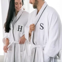 Modern Cotton Absorbent Traditional Adult Unisex Solid With Monogram Bath Robe By Blue Nile Mills 22 Modern Cotton Absorbent Traditional Adult Unisex Solid With Monogram Bath Robe By Blue Nile Mills -Cozy Nights Sales Store GUEST 3b9c6c3c 7b3d 42b2 844f 008ed0d67052