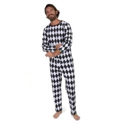 Leveret Mens Two Piece Cotton Argyle Christmas Pajamas -Cozy Nights Sales Store GUEST 3bbd3322 68b0 495c 9e26 84c5619c6174