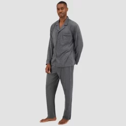 Hanes Premium Men's Knit Long Sleeve Pajama Set 2pc -Cozy Nights Sales Store GUEST 3d676d78 3c8d 45ed 826e 8866abc80050