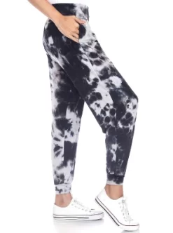Women's Tie Dye Harem Pants With Pockets - White Mark -Cozy Nights Sales Store GUEST 3e3d961c 6427 4a0d bed8 5dabc0a05255
